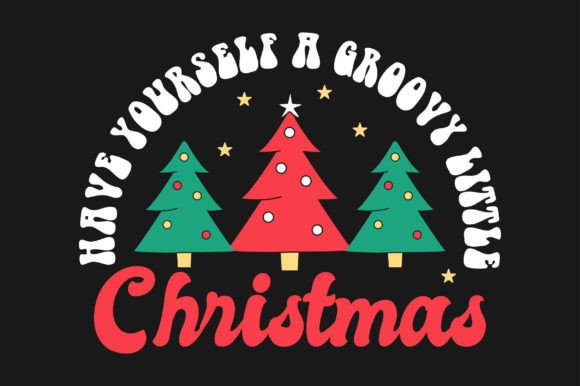 Christmas Retro Wavy SVG Sublimation Graphics and Crafts