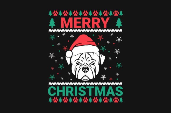 Dog Christmas SVG Sublimation T-shirt