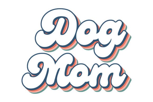 Dog Mom Retro SVG Sublimation T-shirt Graphics & Crafts