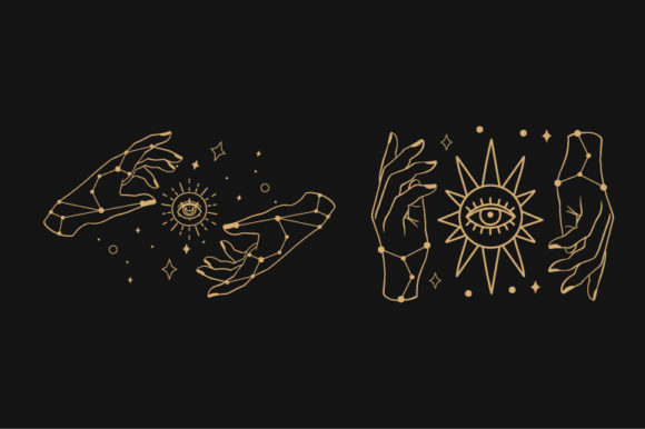 Magic Celestial Phase Moon SVG Bundle for Crafts & Graphics
