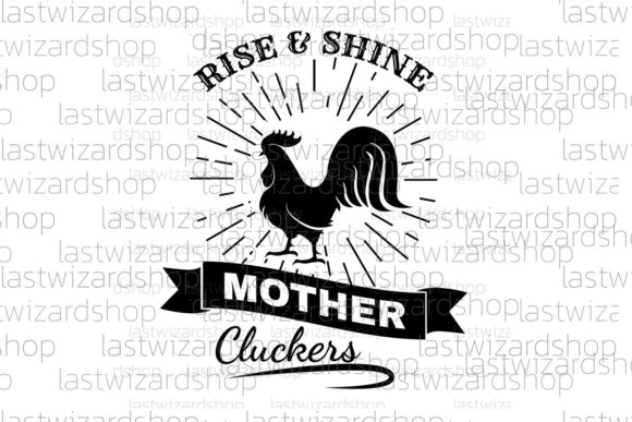 Rooster Rise Graphics for Crafts & Commercial Selling