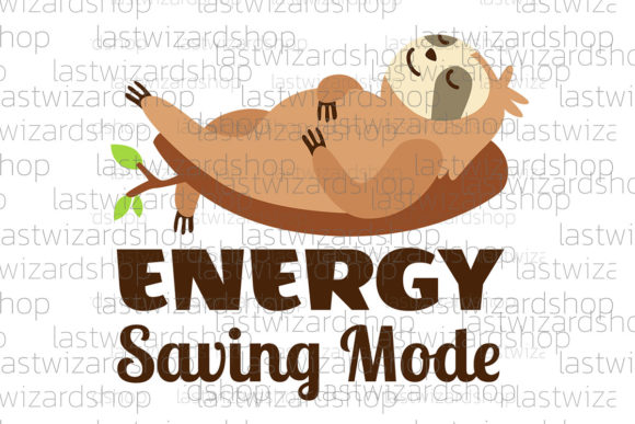 Sloth Energy Saving Mode Svg: Crafts & Graphics Review