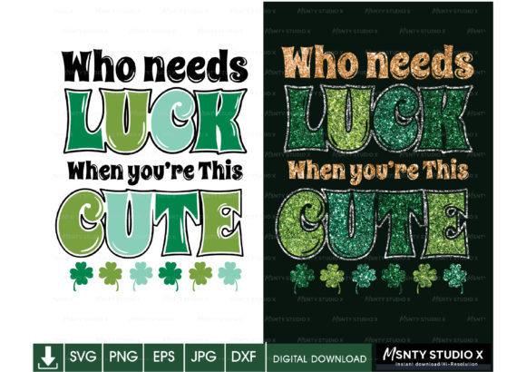 Who Needs Luck When You're This Cute SVG: A Graphic Design Asset Review for Crafts & Branding